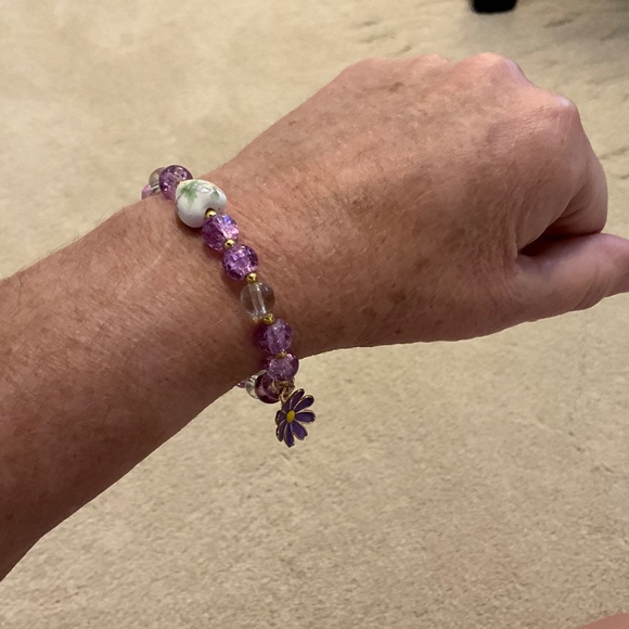 Bracelet stretchy NWOT beaded - Picture 3 of 4